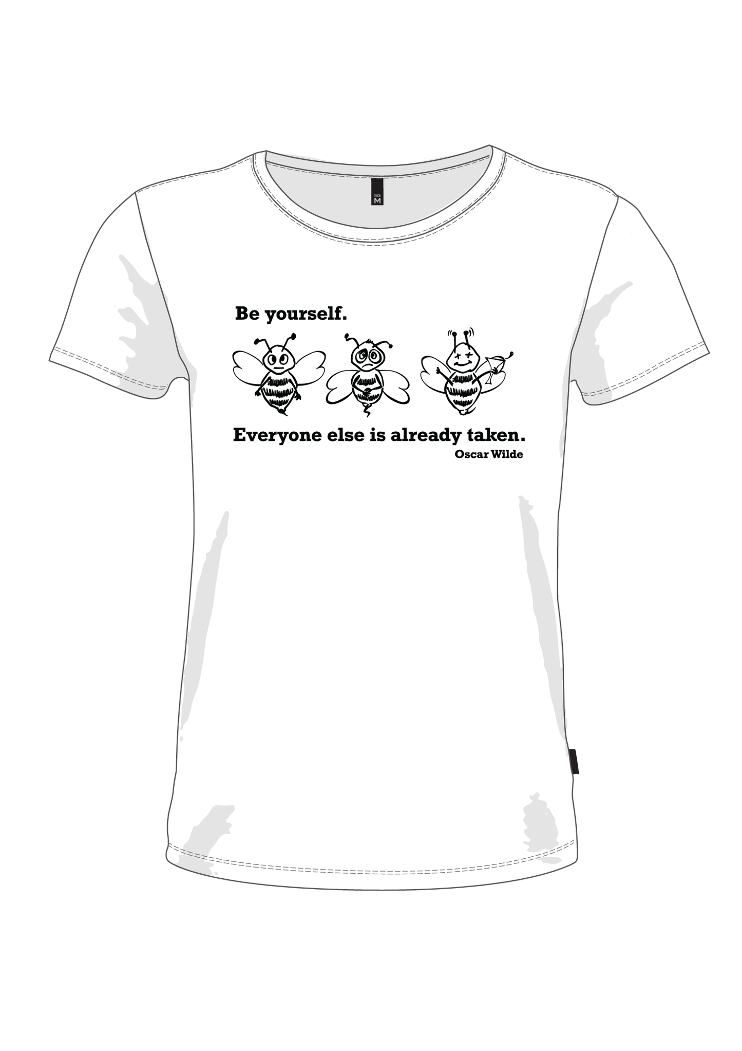 T-shirt Wilde dam