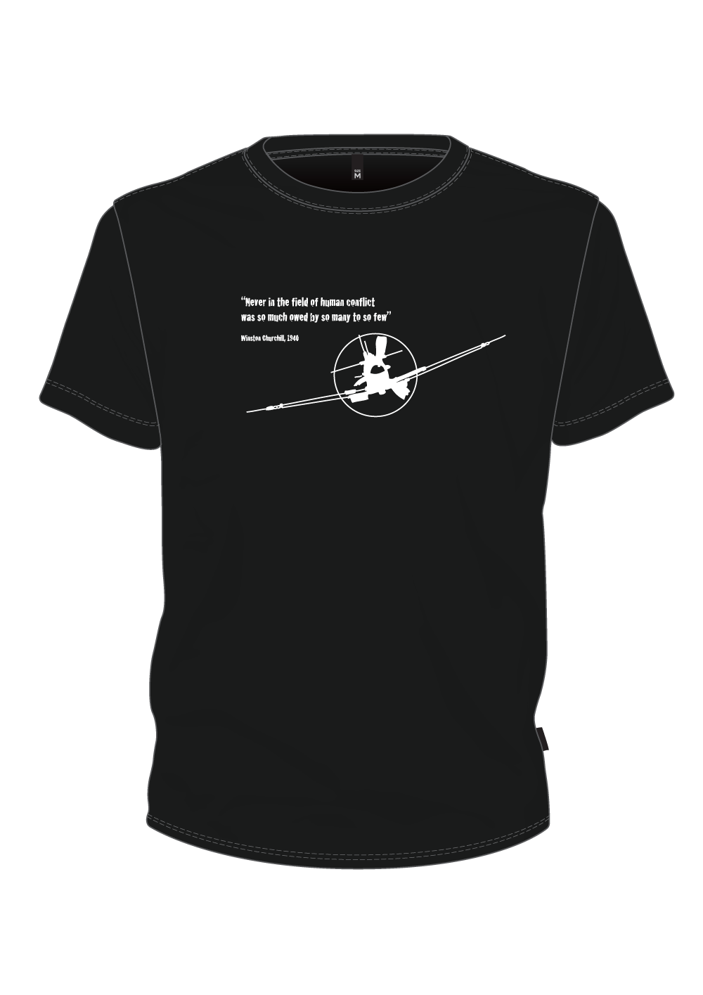 T-shirt Churchill Spitfire