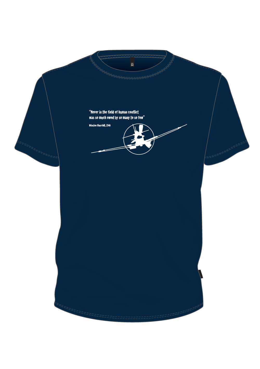 T-shirt Churchill Spitfire