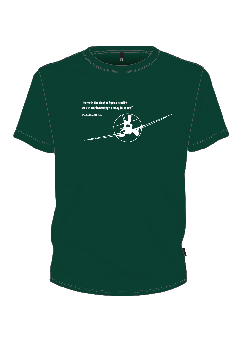 T-shirt Churchill Spitfire